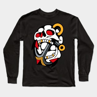 Skull anchor Long Sleeve T-Shirt